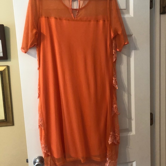 DESIGNER BEAUTIFUL, NWOT XL LIGHT WEIGHT DRESS!!! - Picture 3 of 6